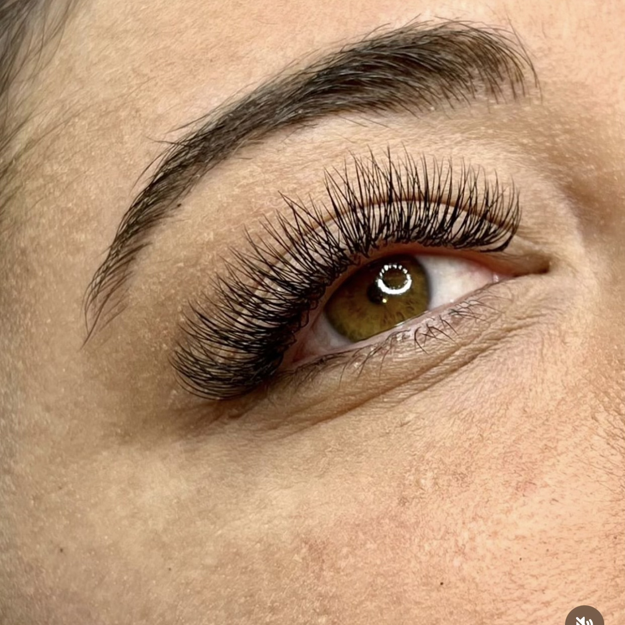 Professional lash lift results