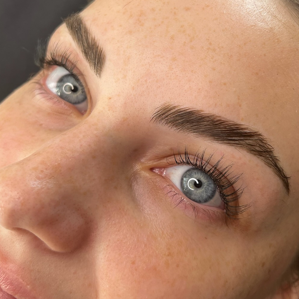 Beautiful volume lash extensions result